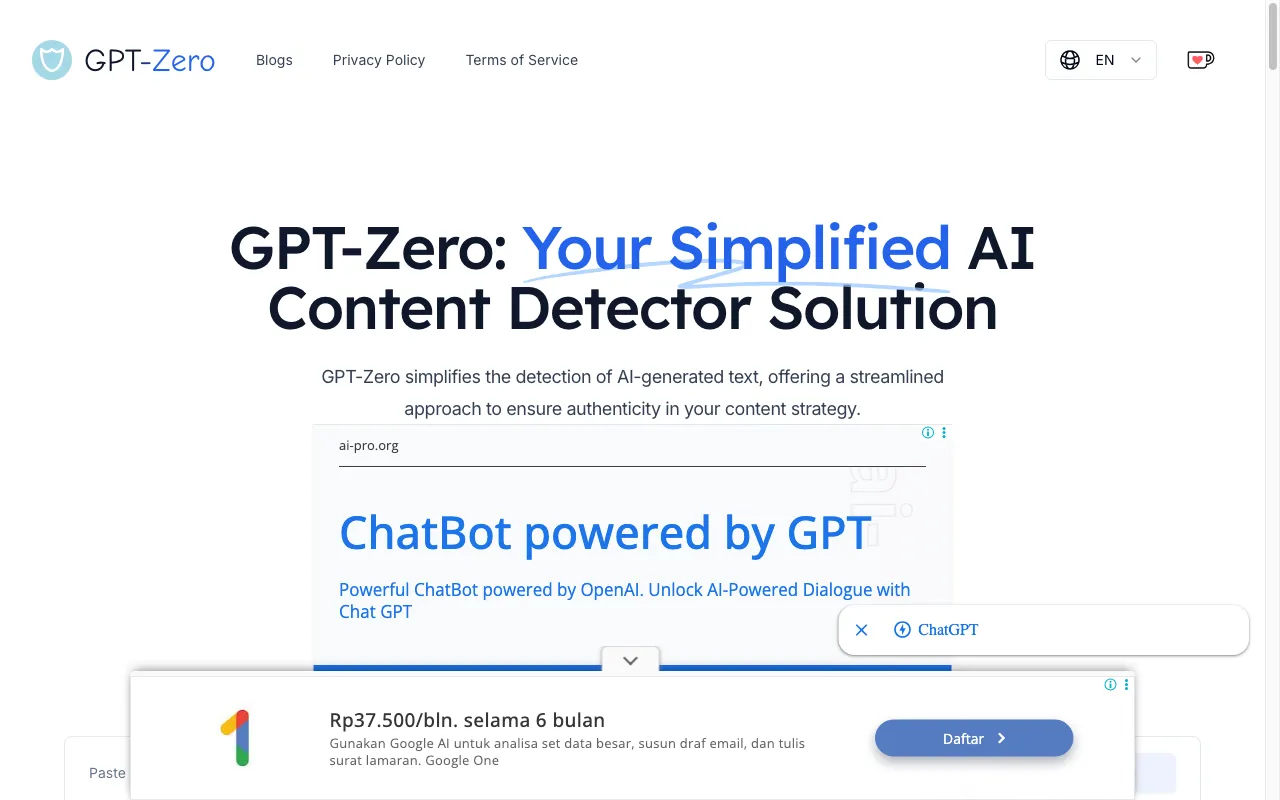 GPT-Zero — preview screenshot