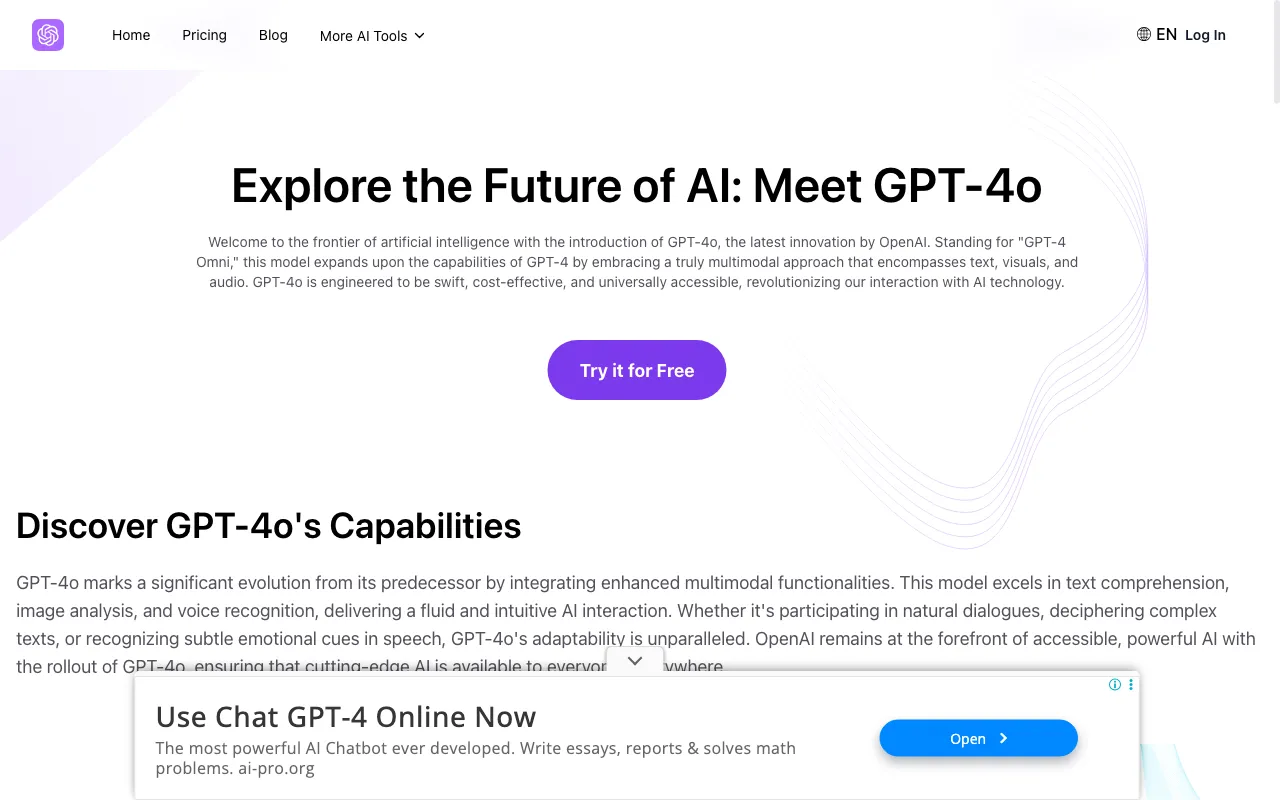 GPT4o.so — preview screenshot