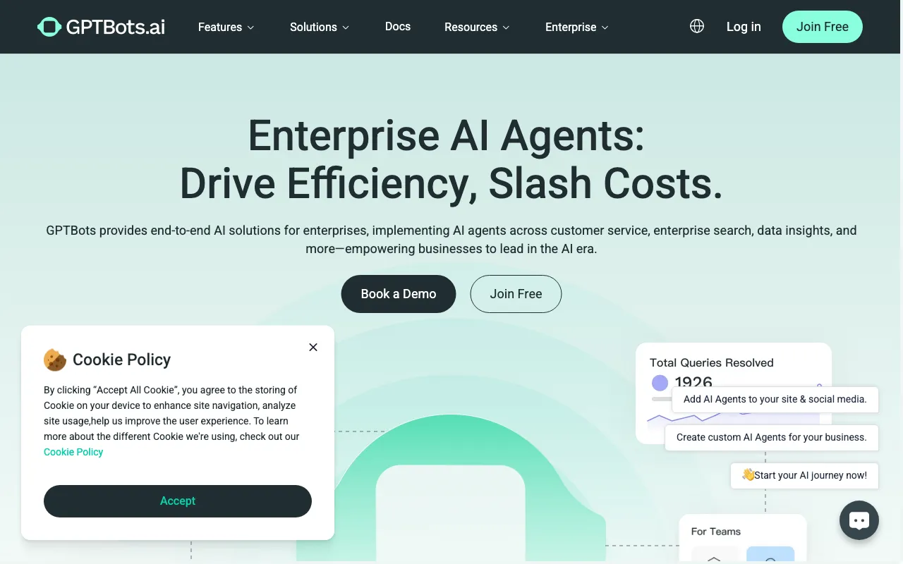 GPTBots — preview screenshot