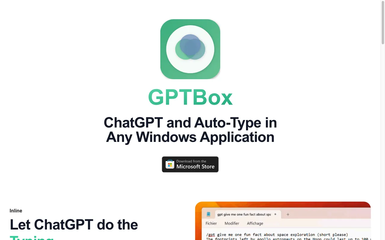 GPTBox — preview screenshot