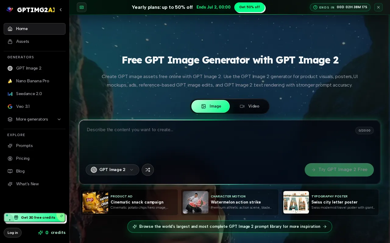 GPTIMG2 AI — preview screenshot