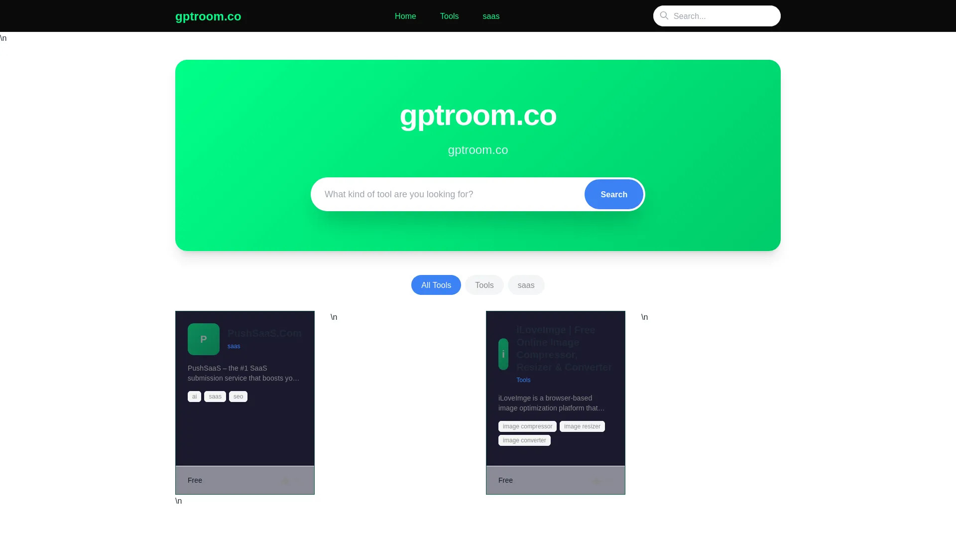 GPTRoom — preview screenshot