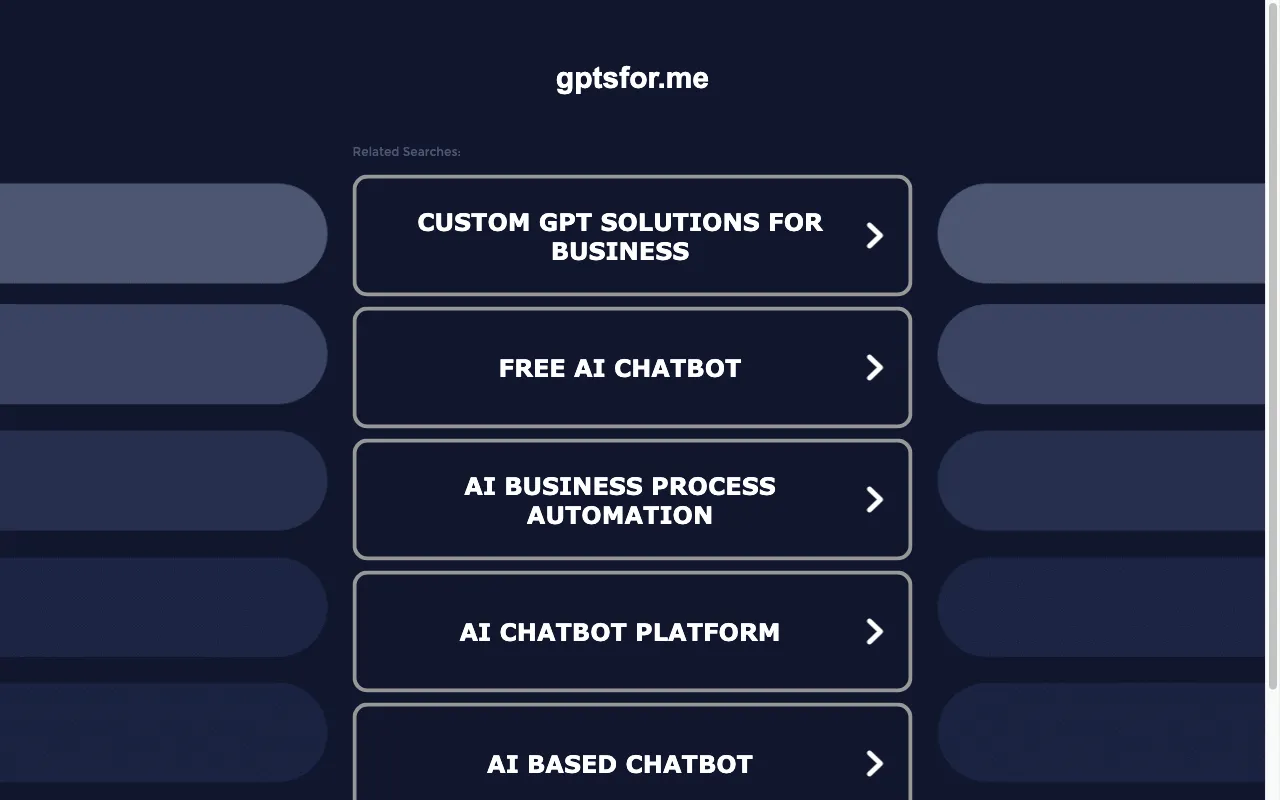 GPTs Hub — preview screenshot