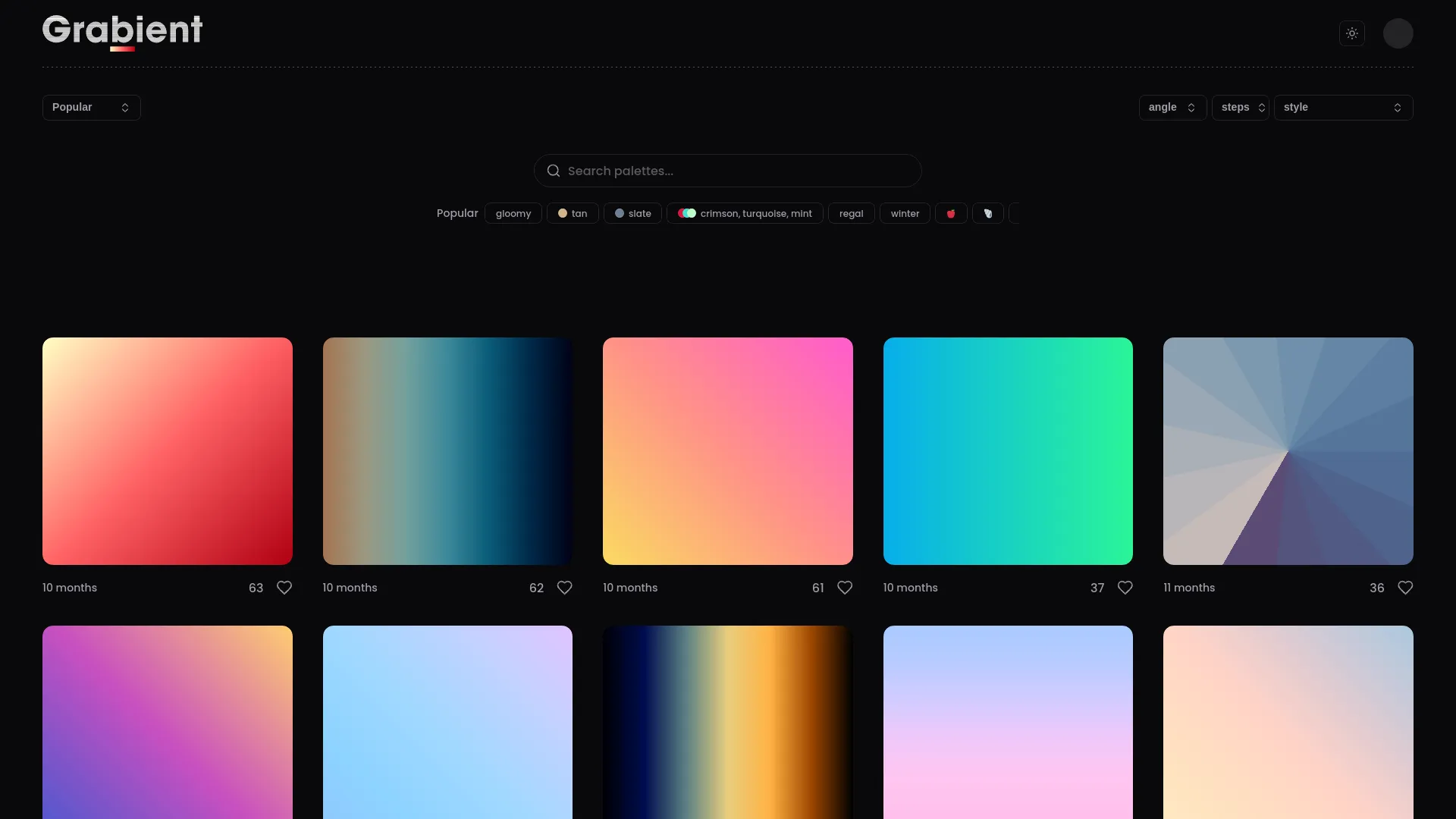 Grabient — preview screenshot