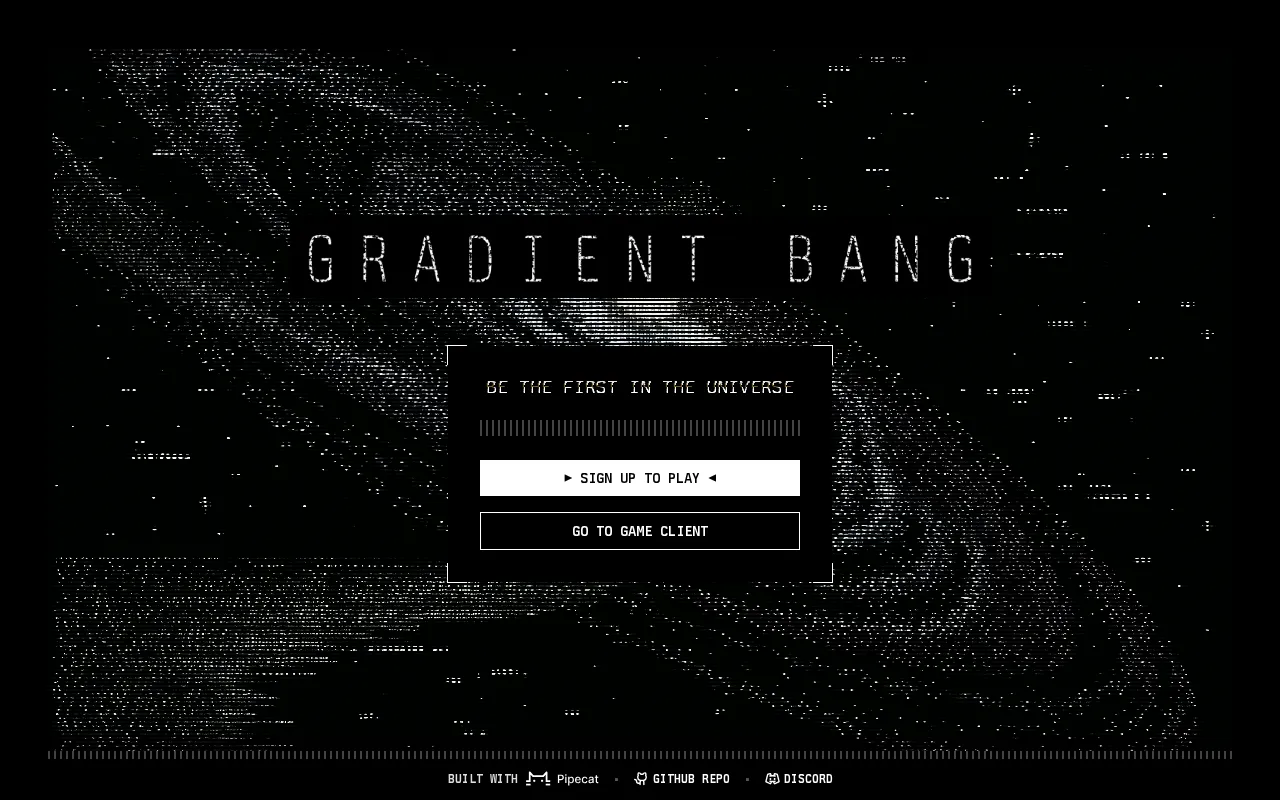 Gradient Bang — preview screenshot