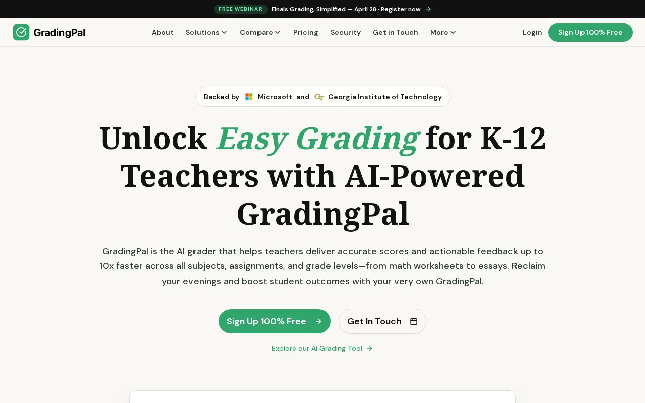 GradingPal — preview screenshot