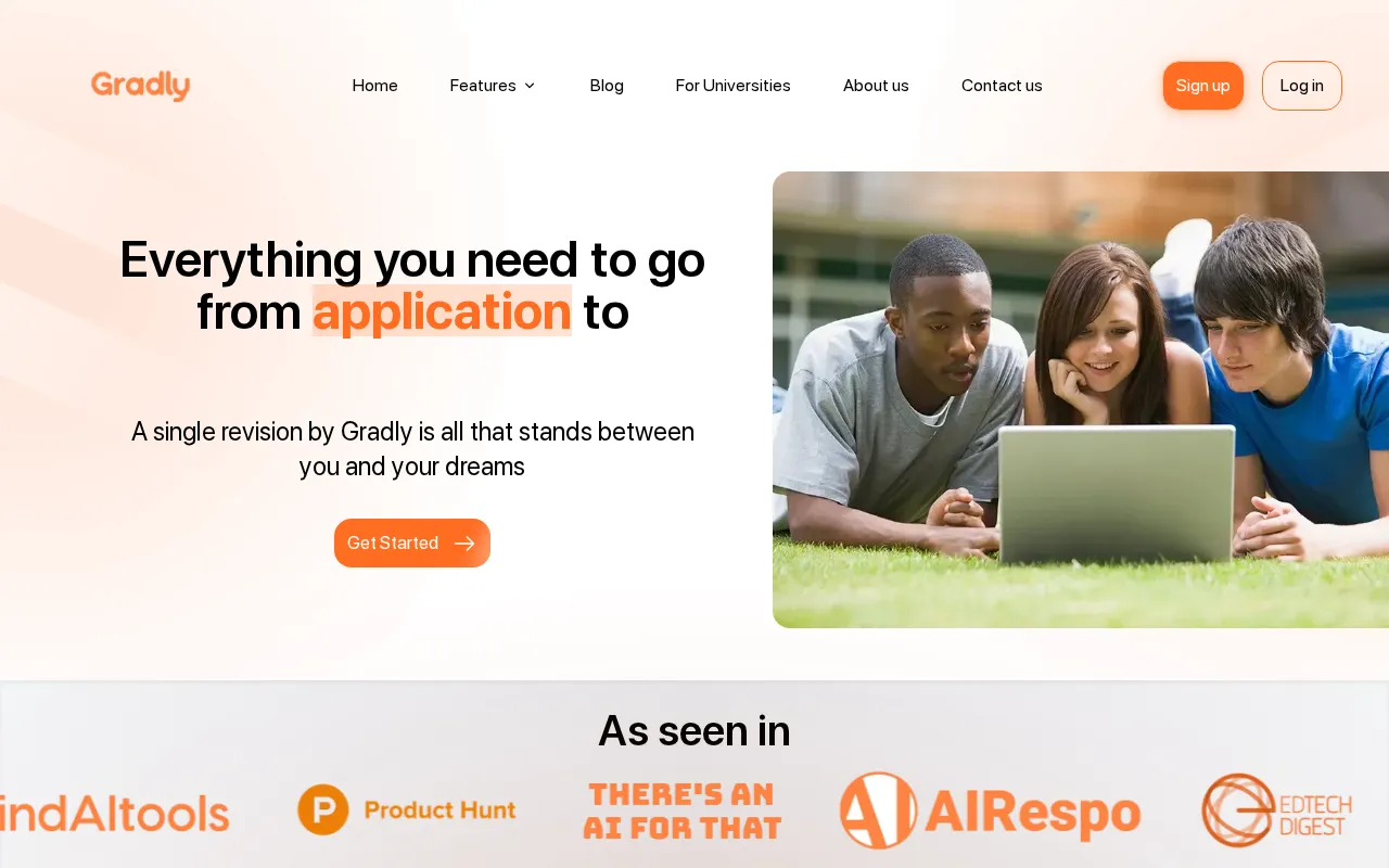 Gradly — preview screenshot