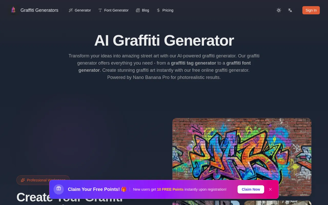 graffitigenerators — preview screenshot