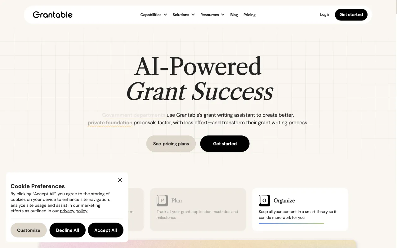 Grantable — preview screenshot