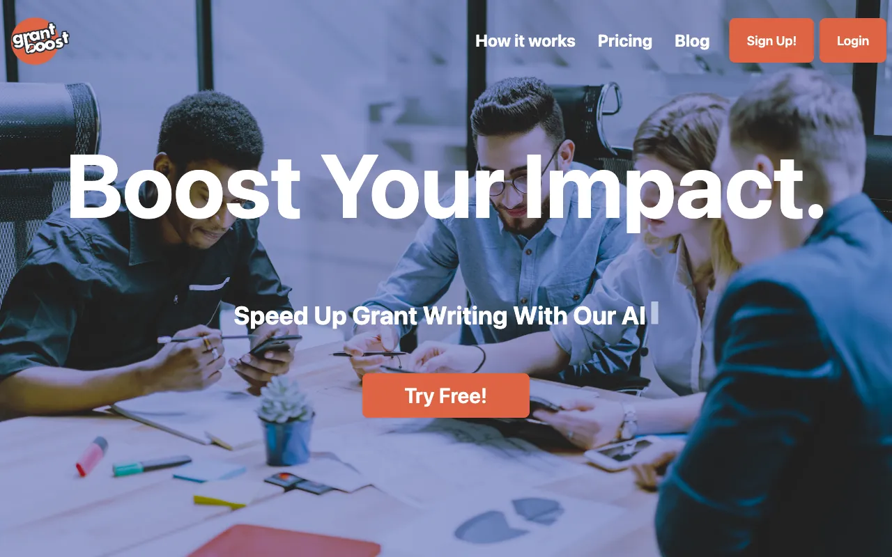 Grantboost — preview screenshot