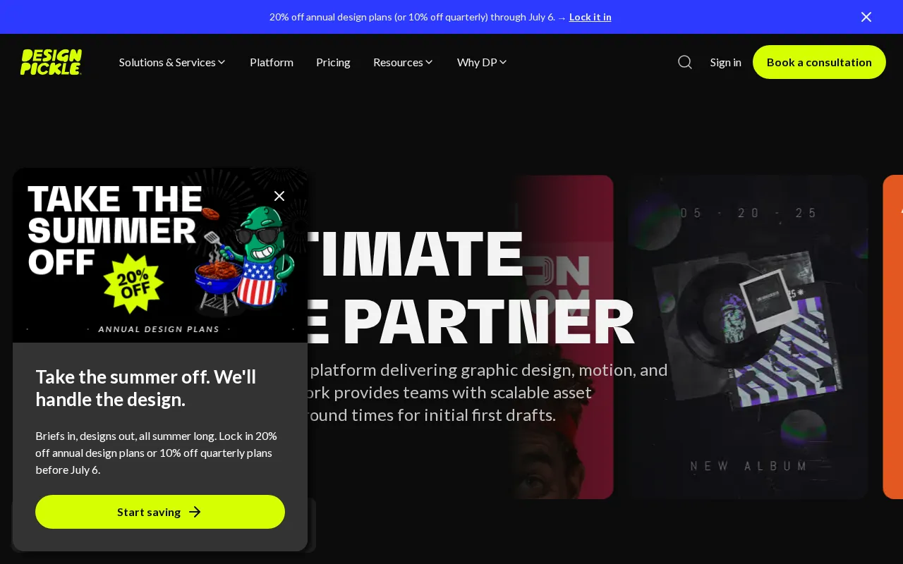 Graphic Design Rooted in Quality & Experience | Design Pickle — preview screenshot
