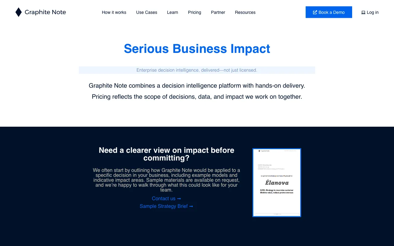 Graphite Note — pricing page