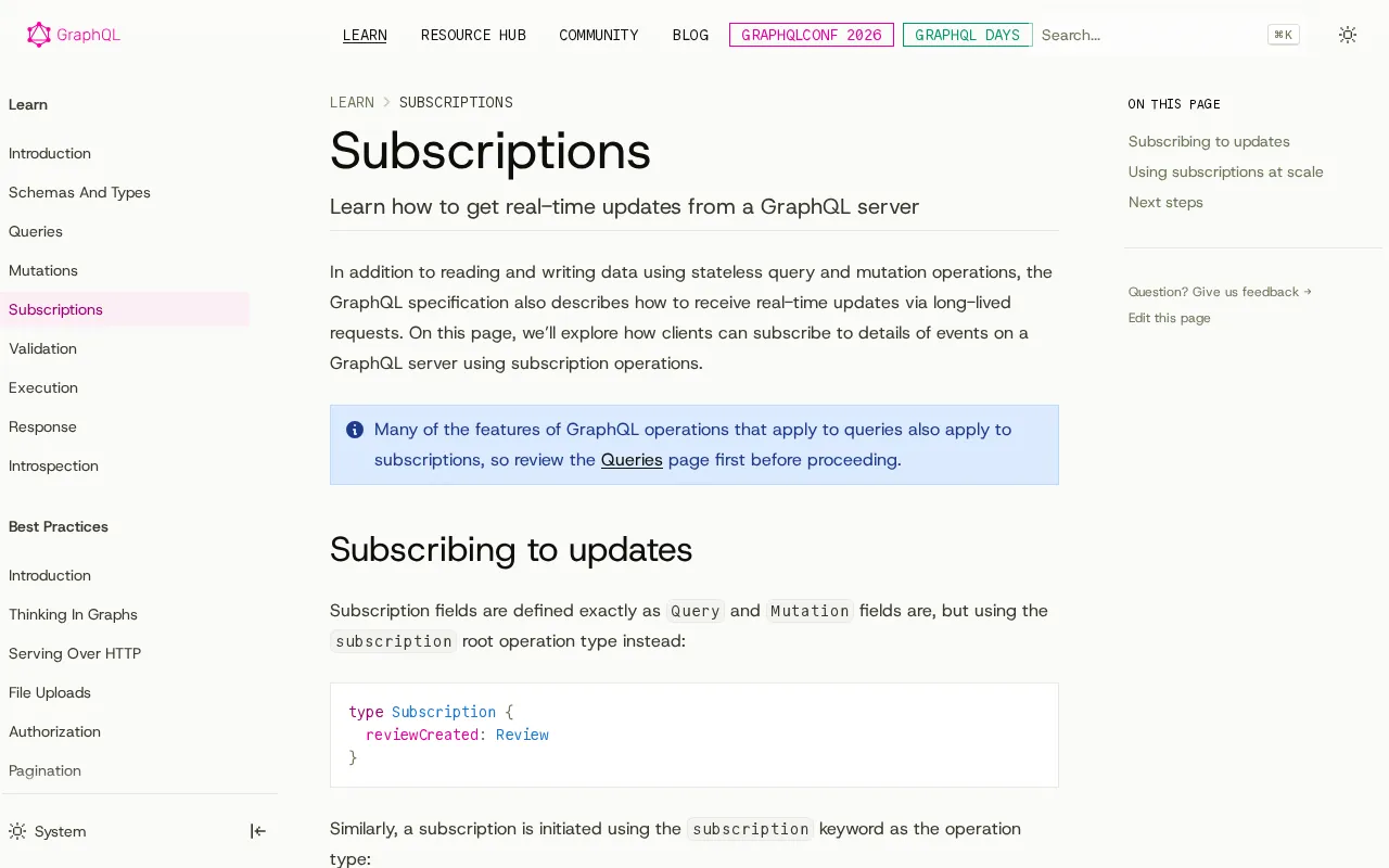 Graphql — pricing page