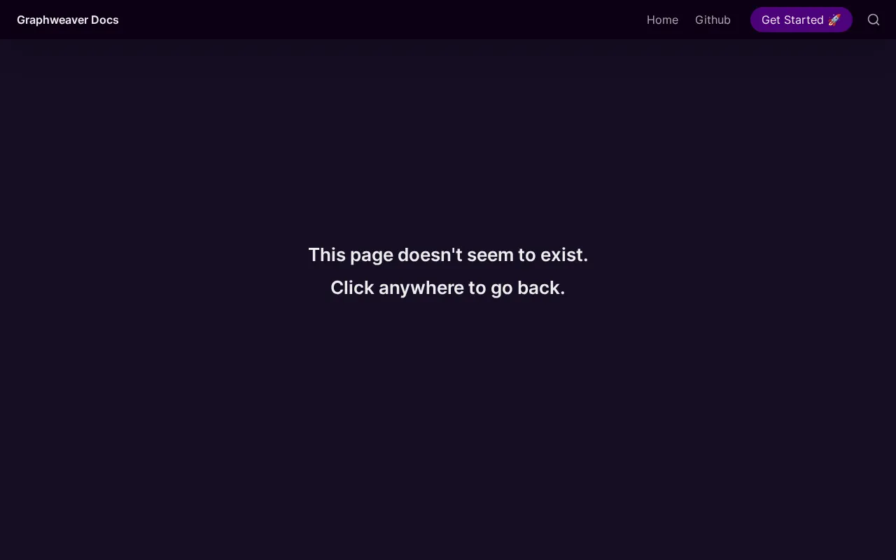 Graphweaver — pricing page