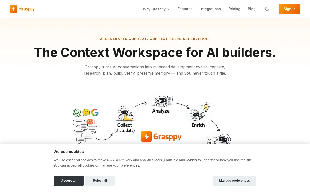 Grasppy Context Workspace — preview screenshot