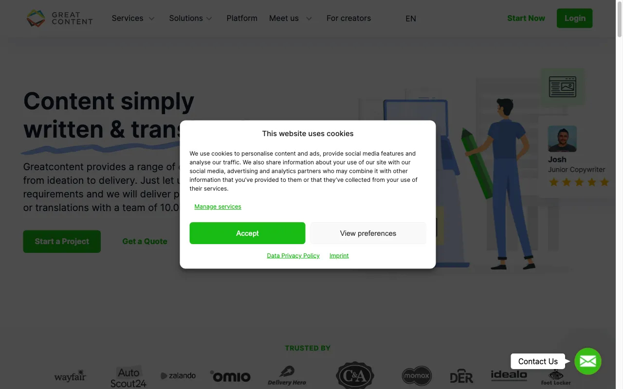 greatcontent.com — preview screenshot