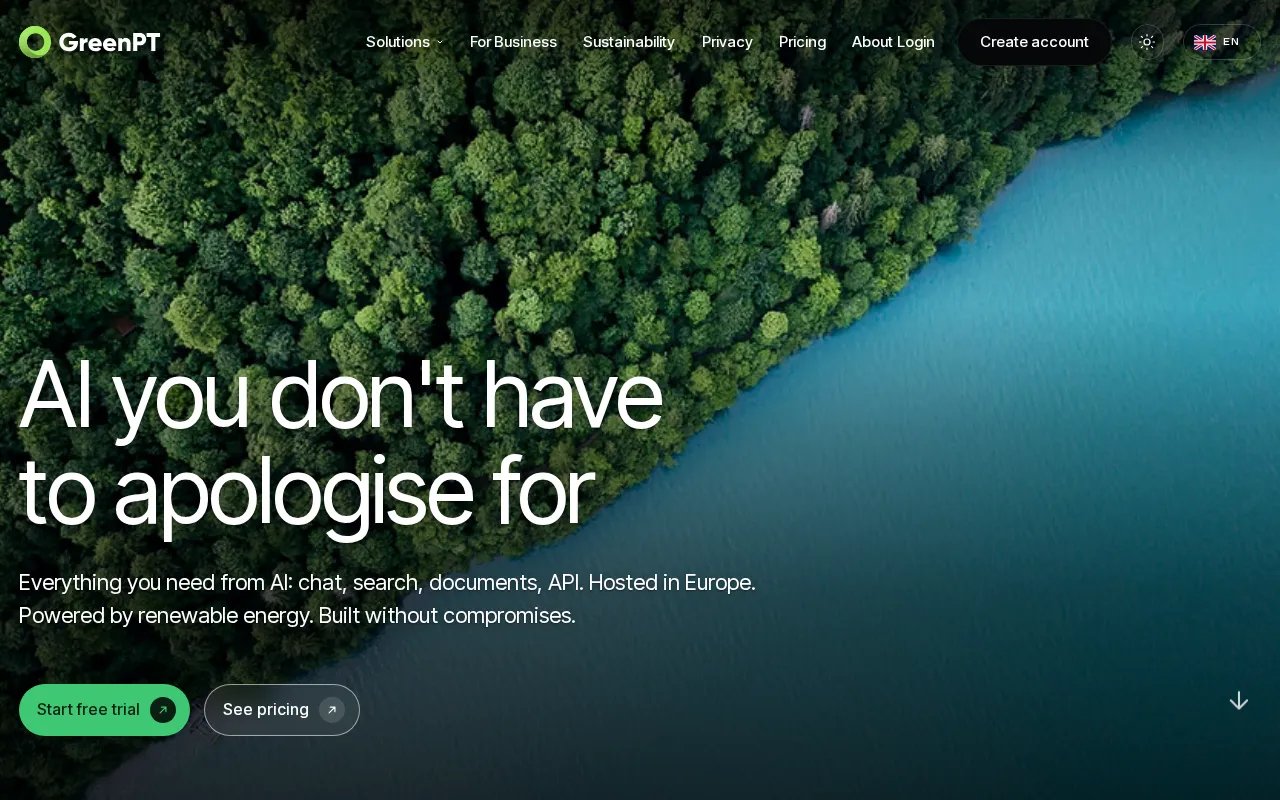 GreenPT — preview screenshot