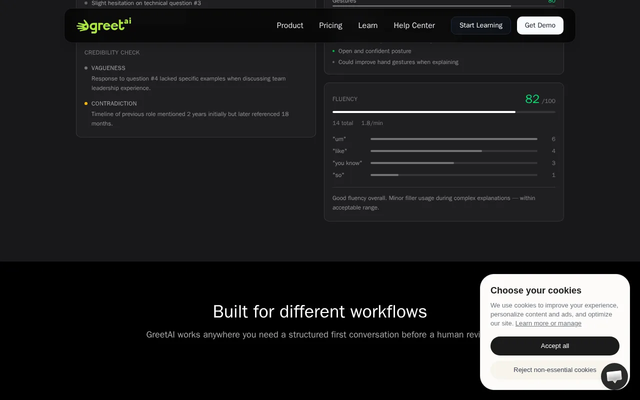 Greetai.co — pricing page