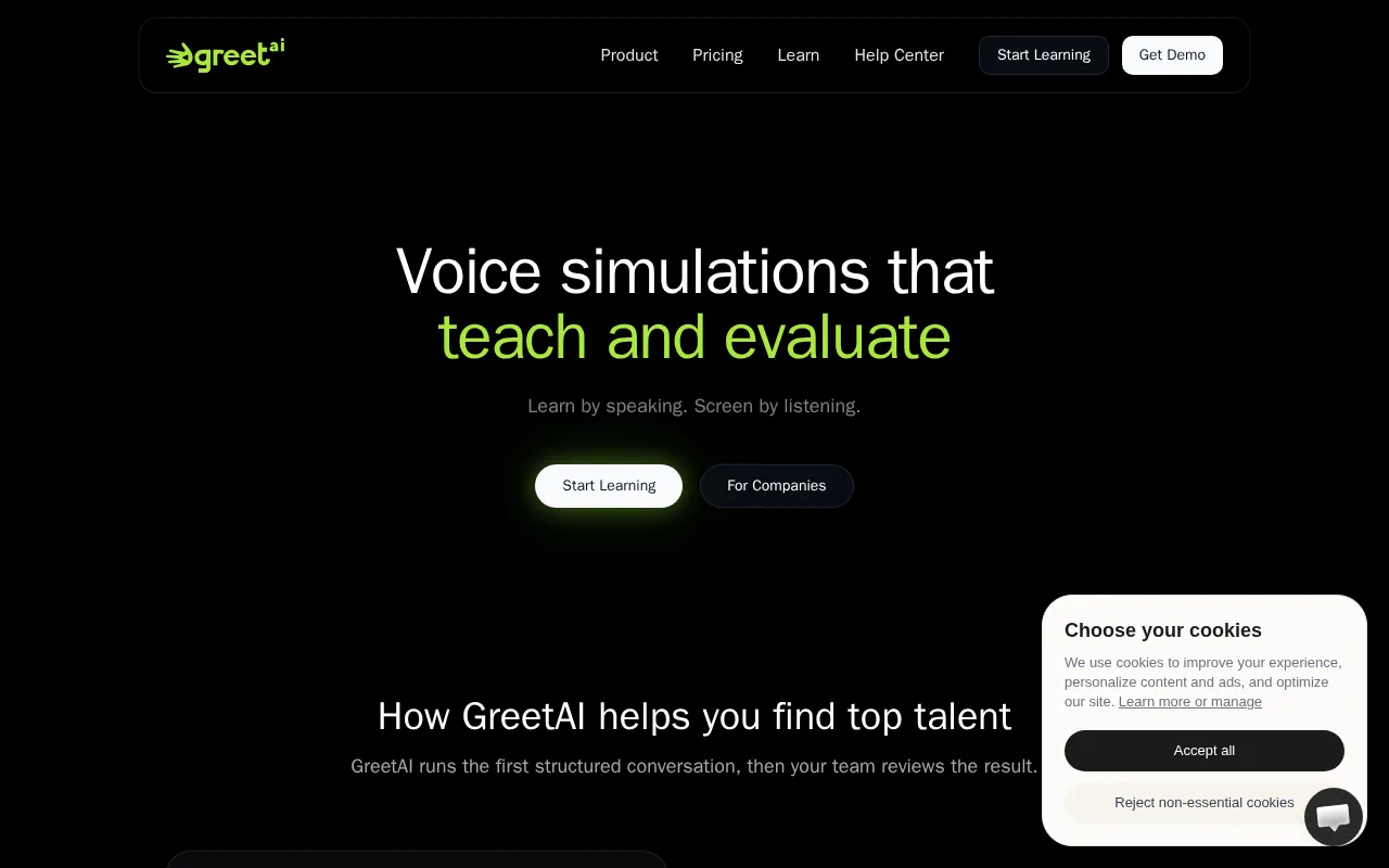 Greetai.co — preview screenshot