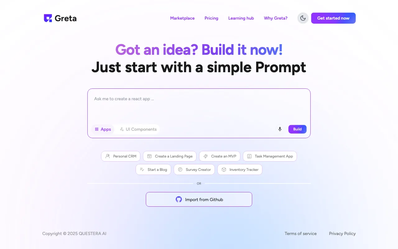 QUESTERA AI — preview screenshot