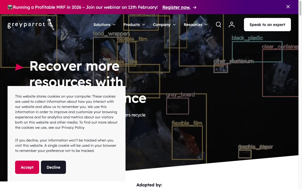 greyparrot.ai — preview screenshot