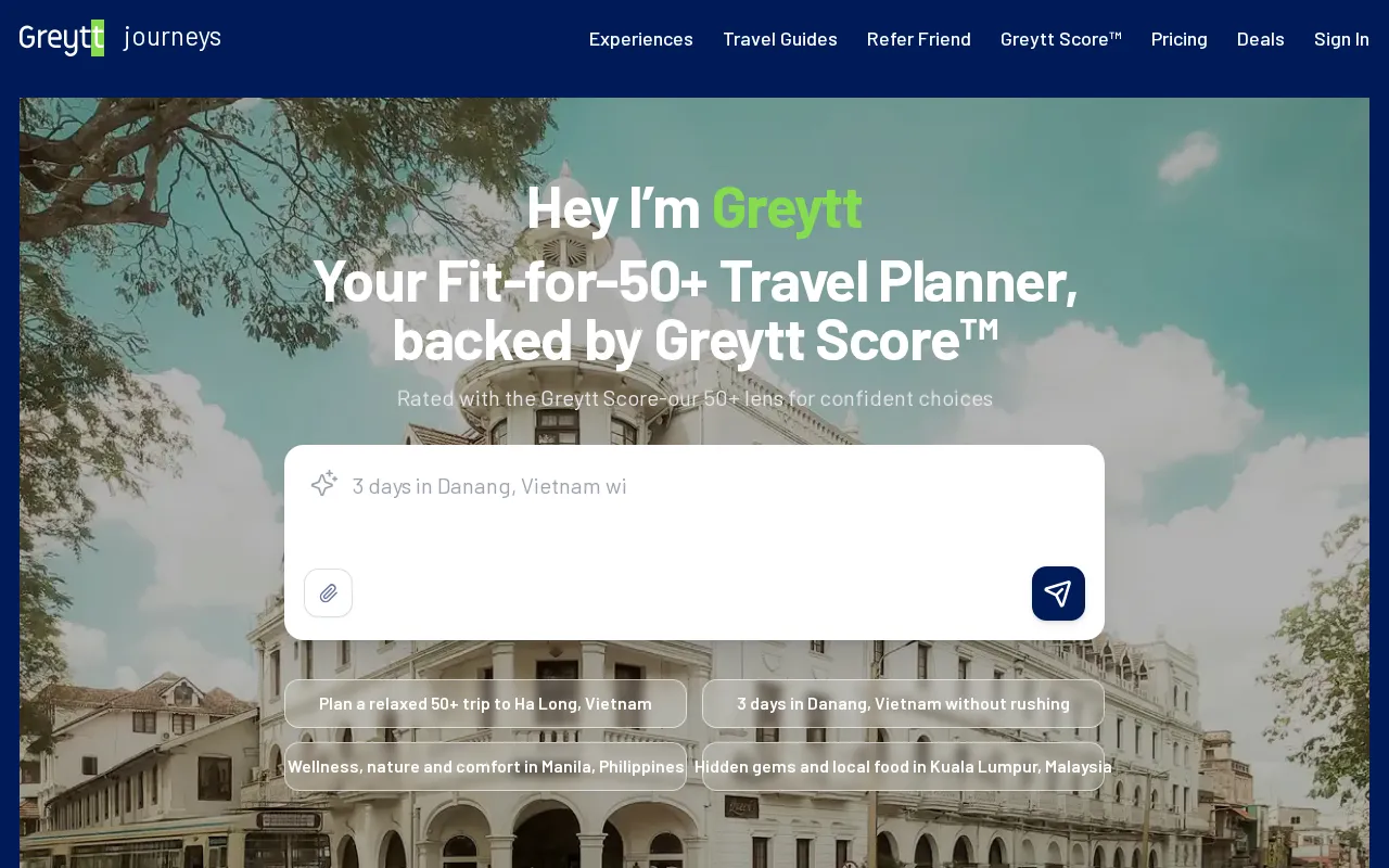 Greytt Journeys — preview screenshot