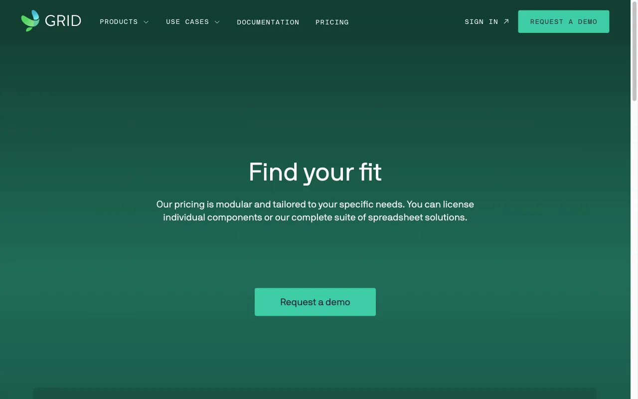 GRID 2.0 — pricing page
