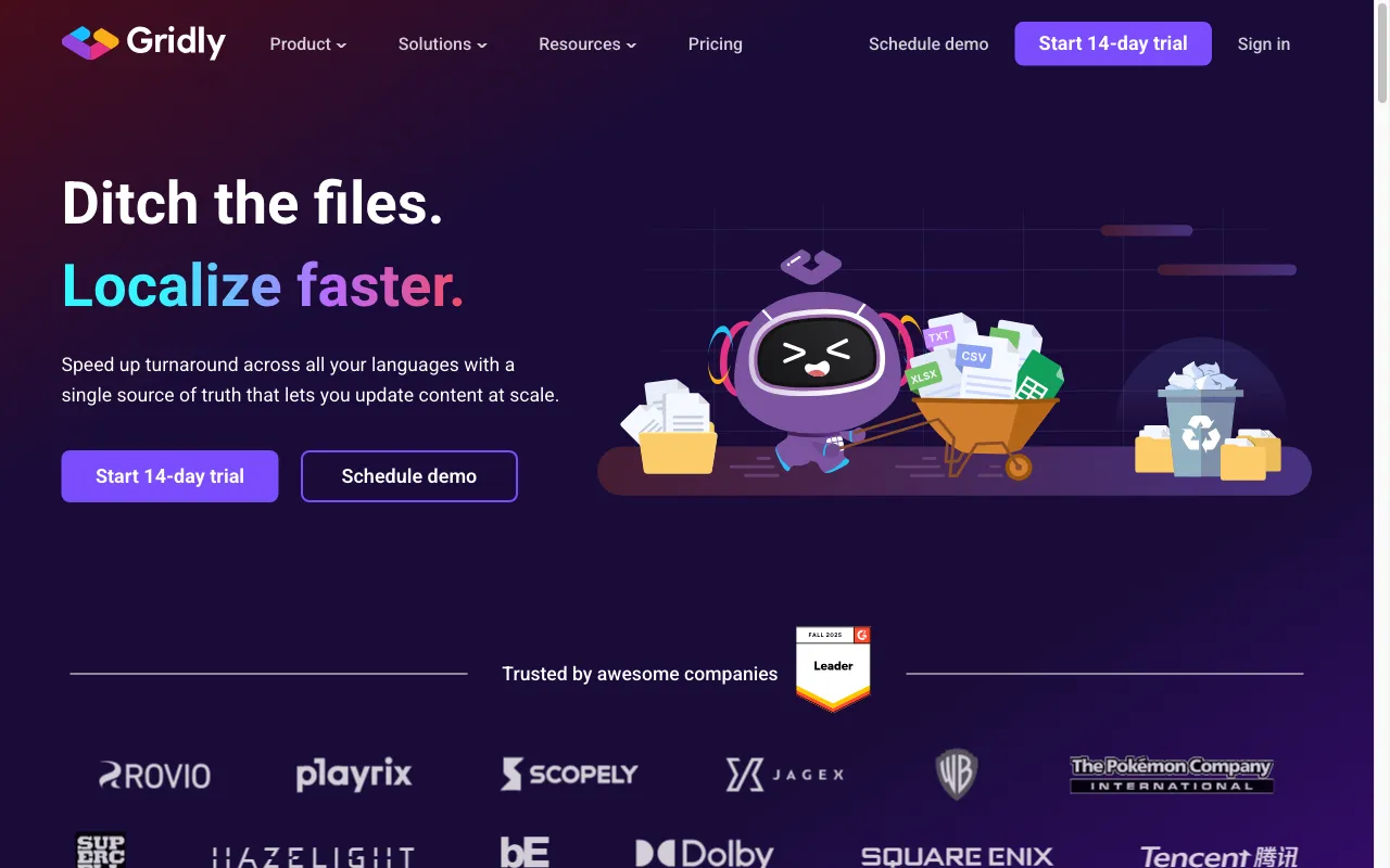 Gridly — preview screenshot