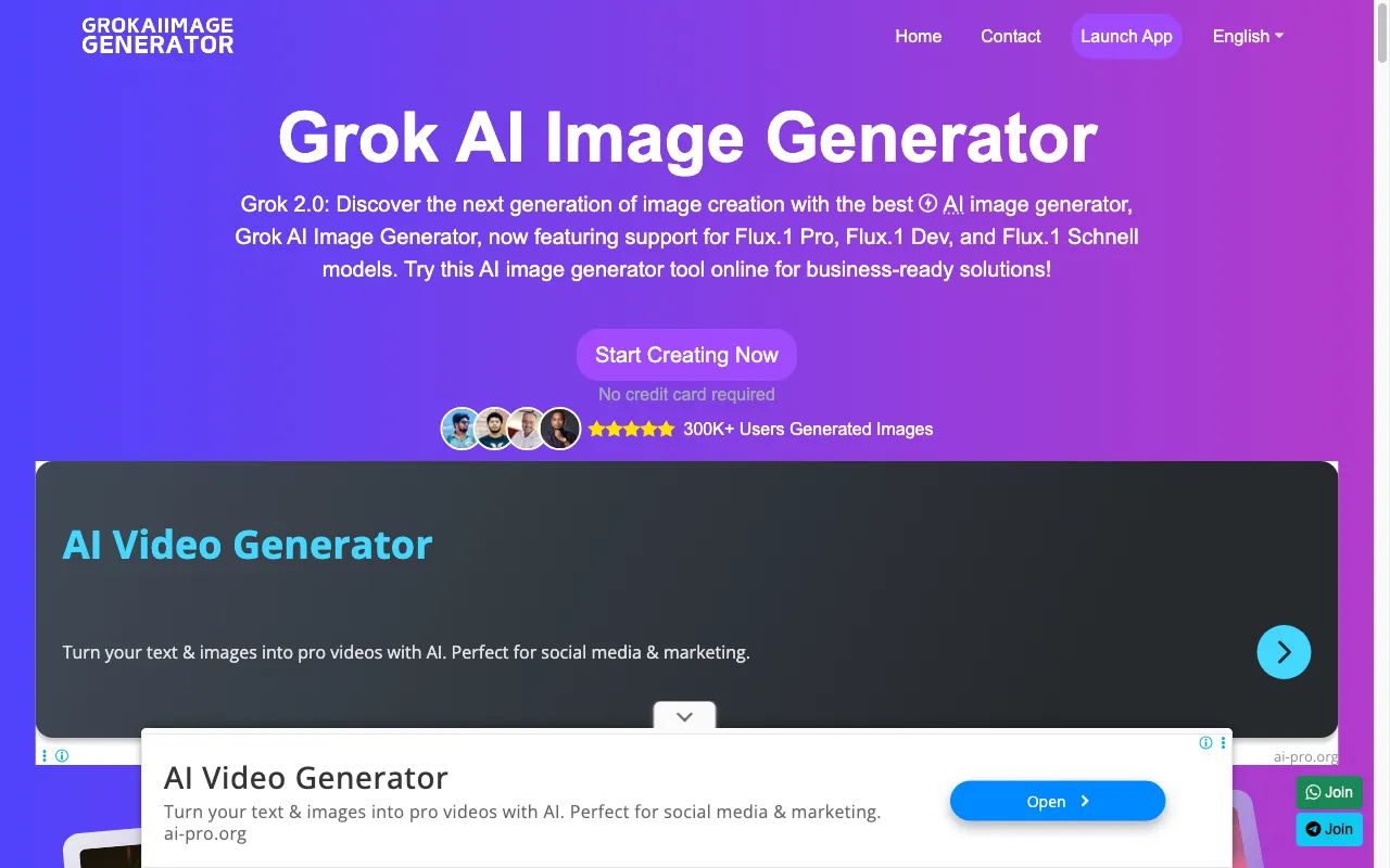 grokaiimagegenerator.org — preview screenshot