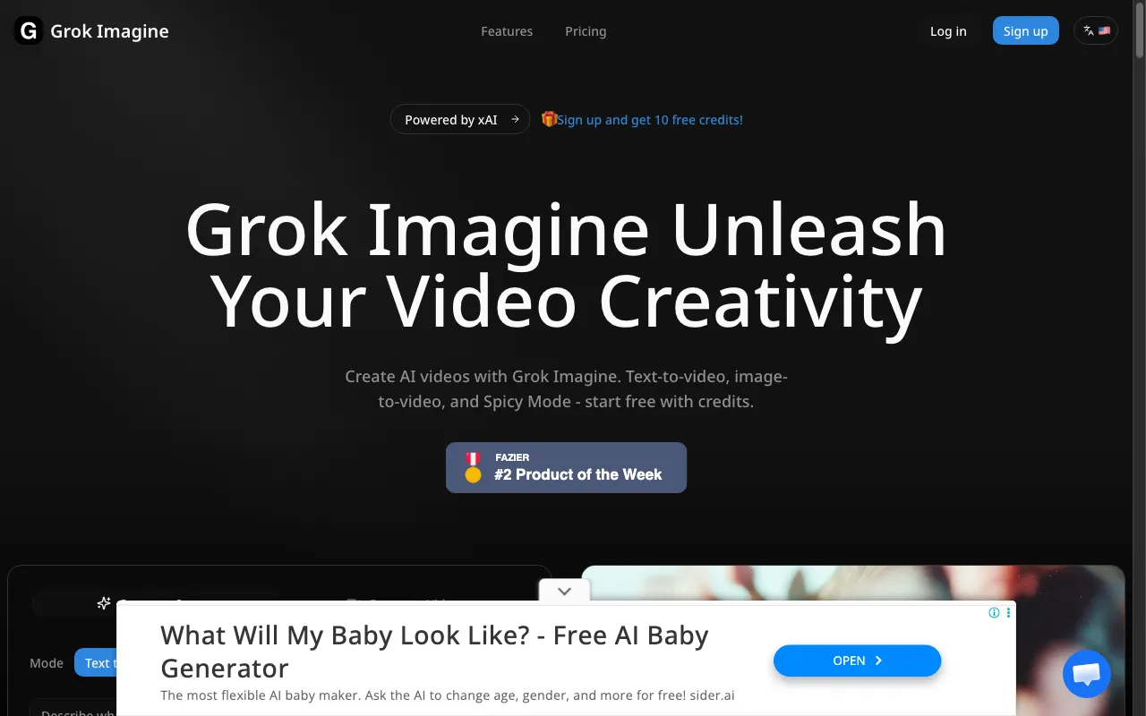 Grok Imagine丨Spicy Mode — preview screenshot