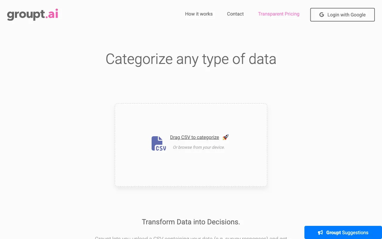 Groupt — pricing page