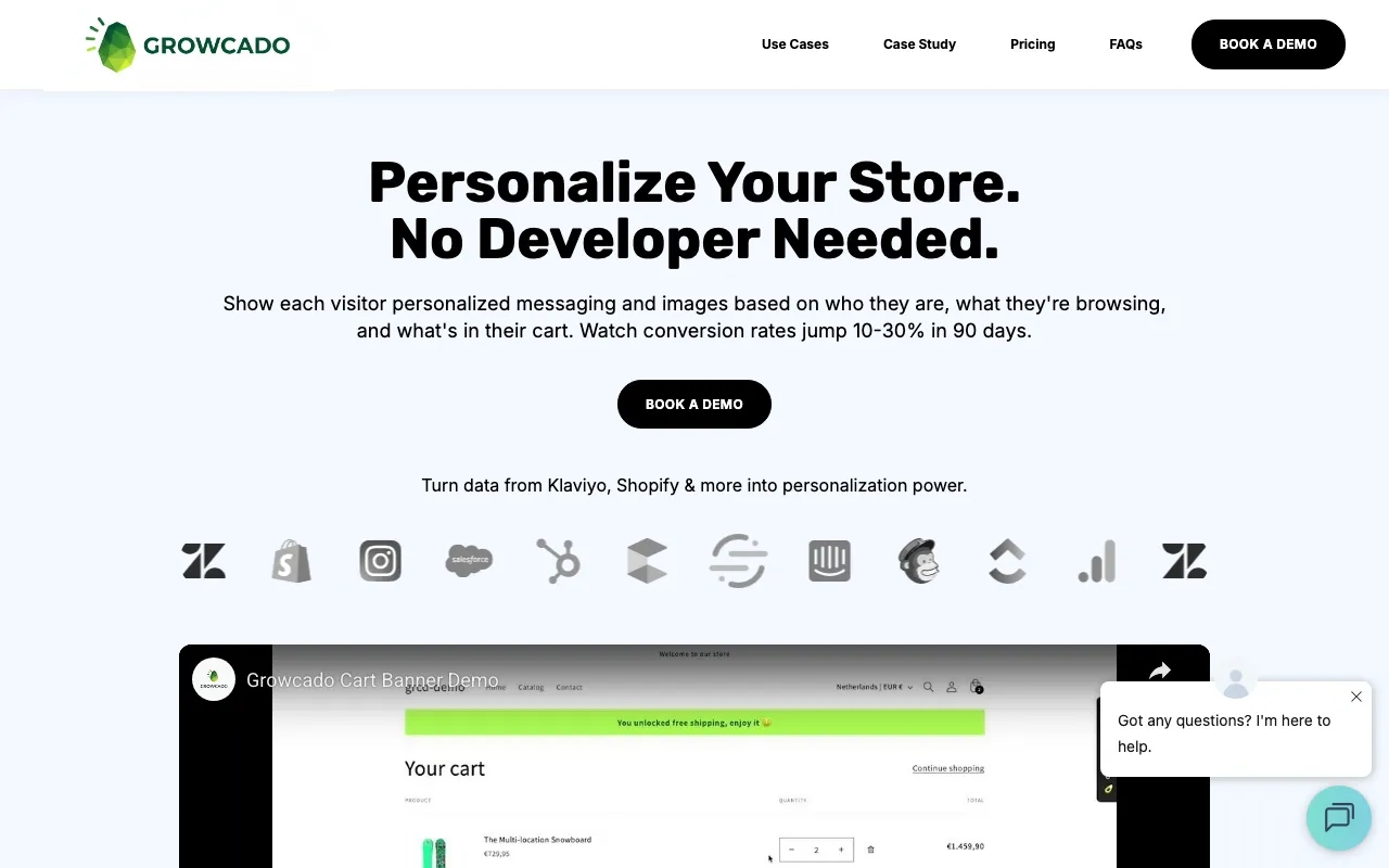 Growcado — preview screenshot