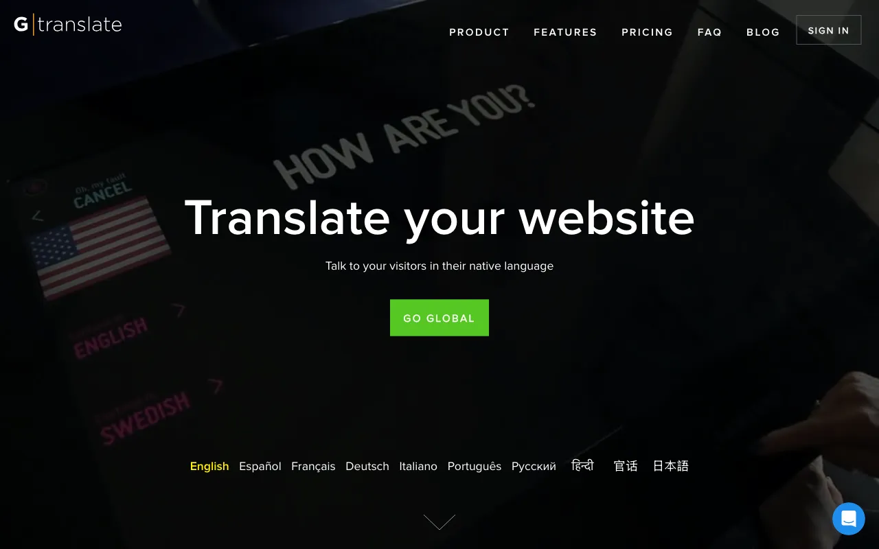 GTranslate — preview screenshot