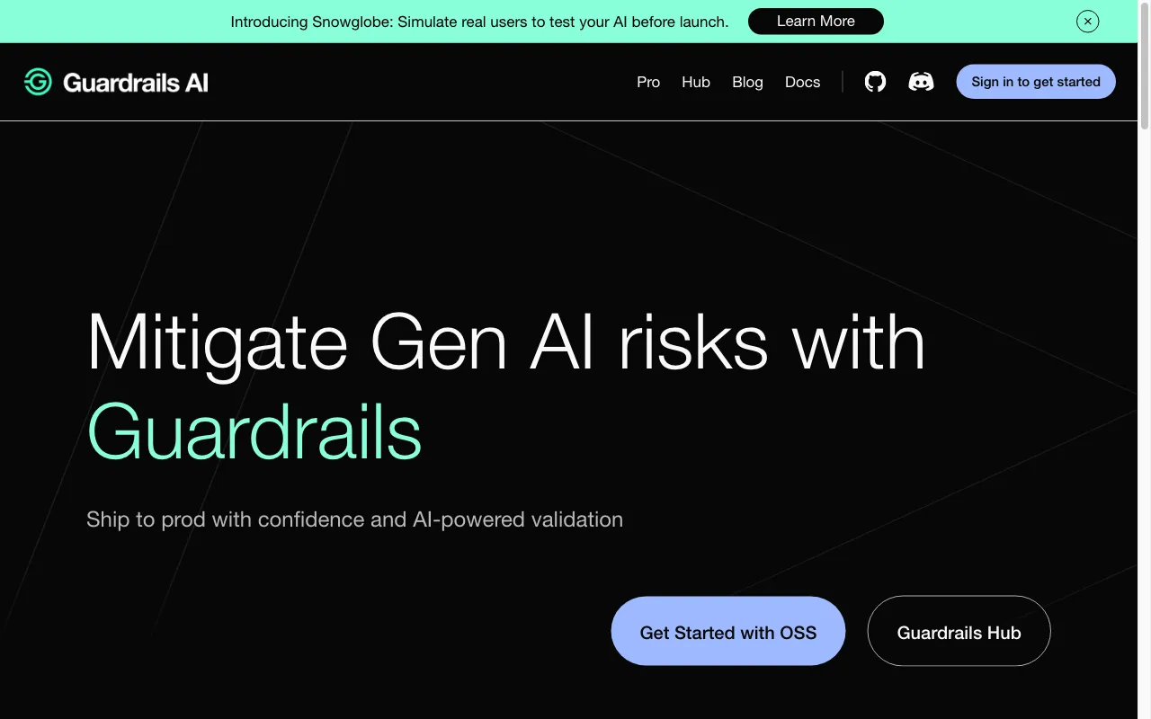 Guardrails — preview screenshot