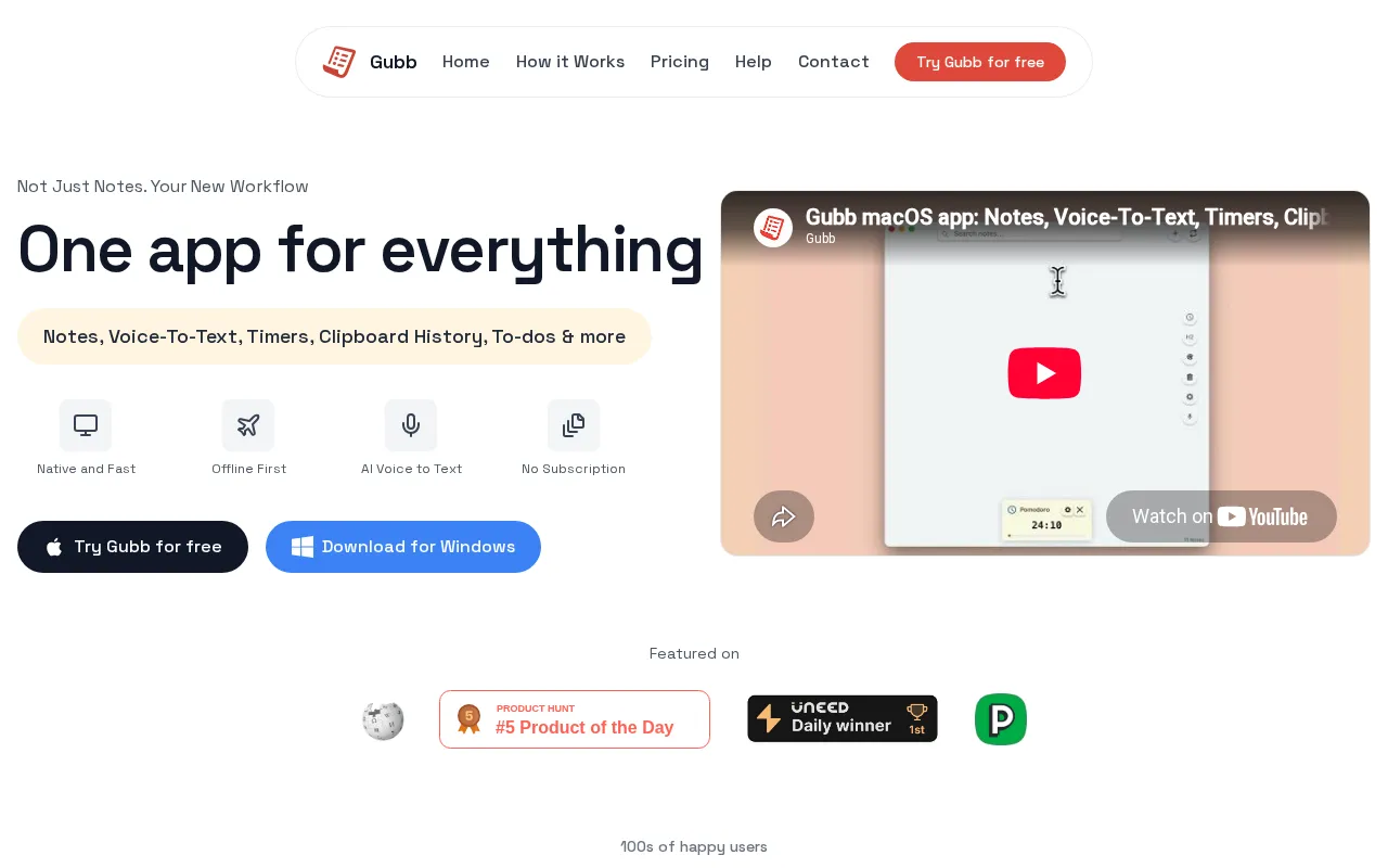 Gubb — preview screenshot
