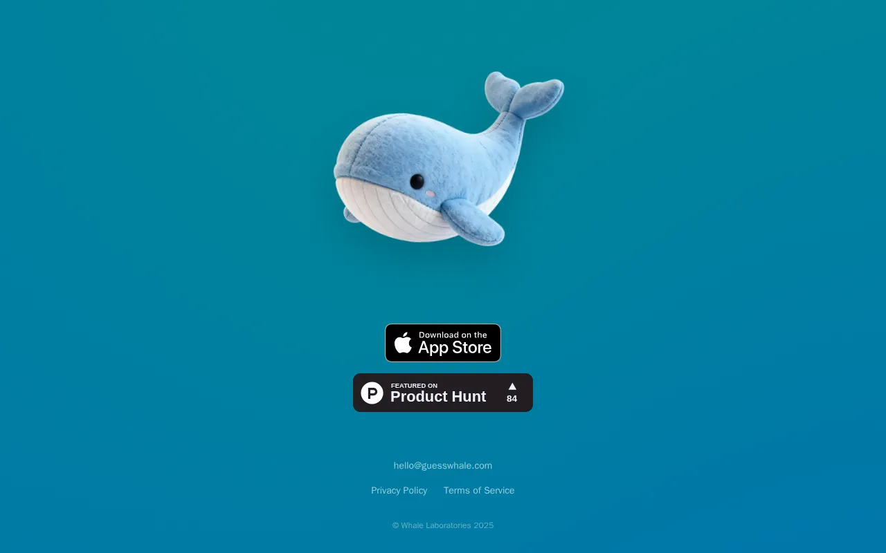 Guess Whale — preview screenshot