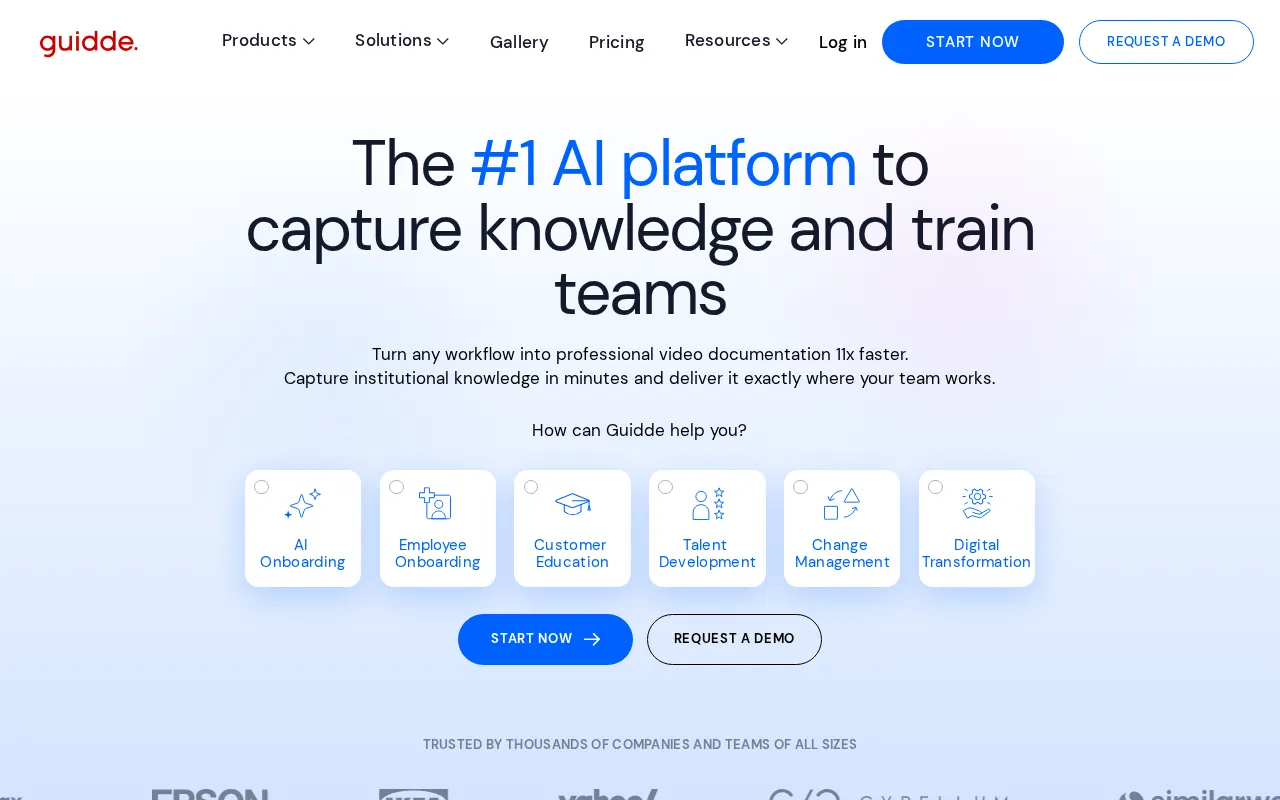 Guidde AI — preview screenshot