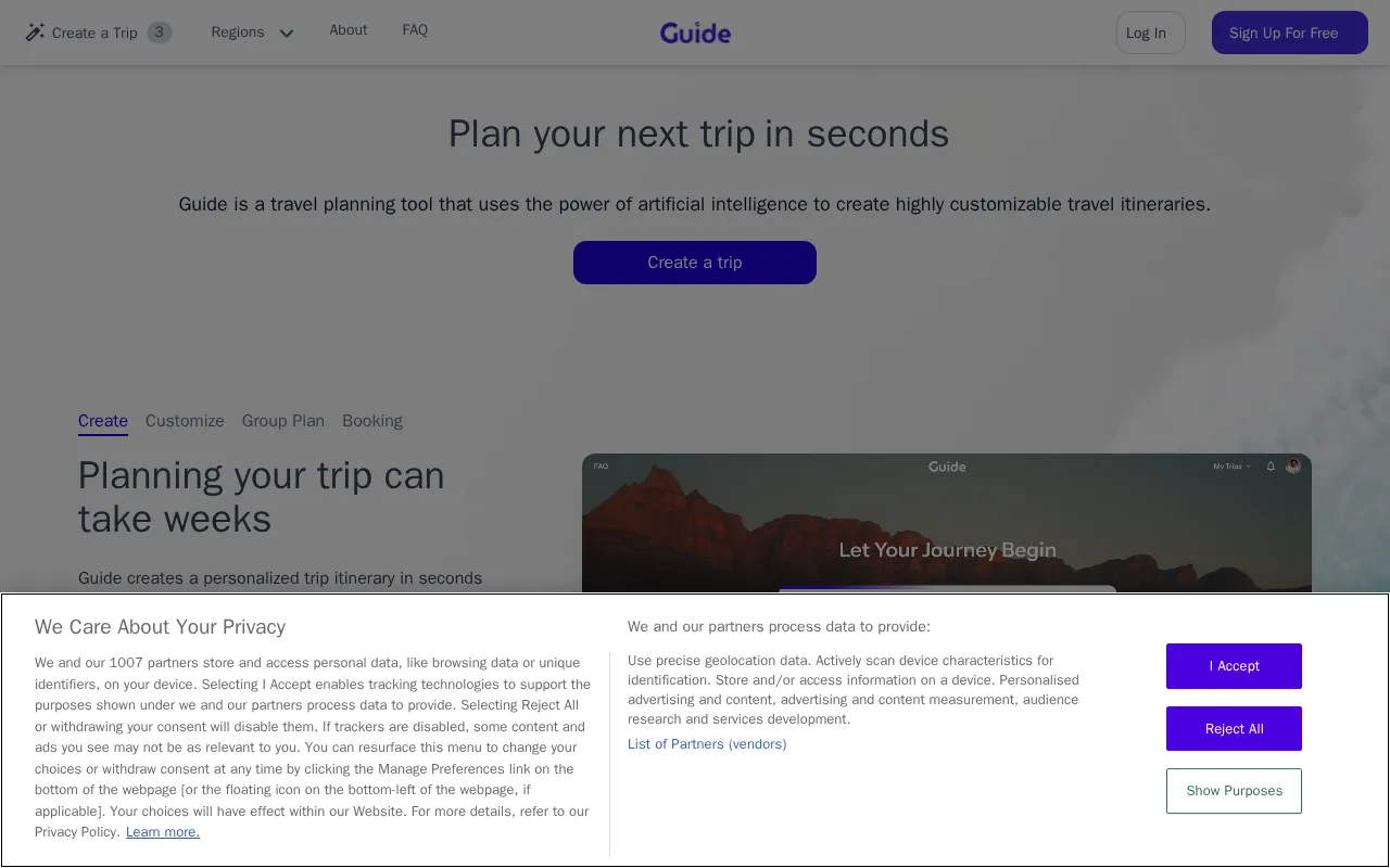 Guide — preview screenshot