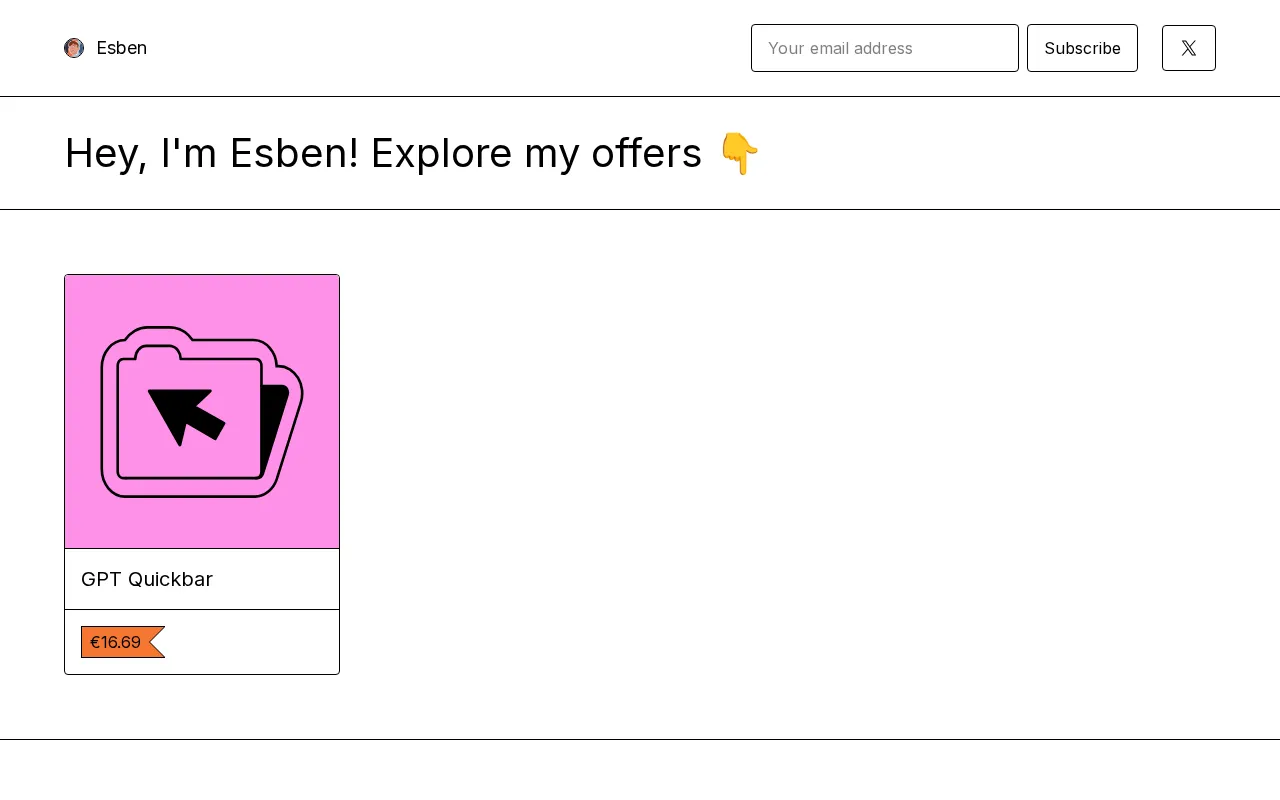 Gumroad — preview screenshot