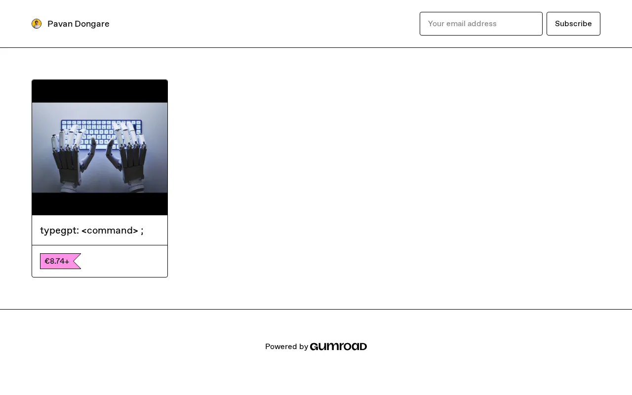 Gumroad — preview screenshot