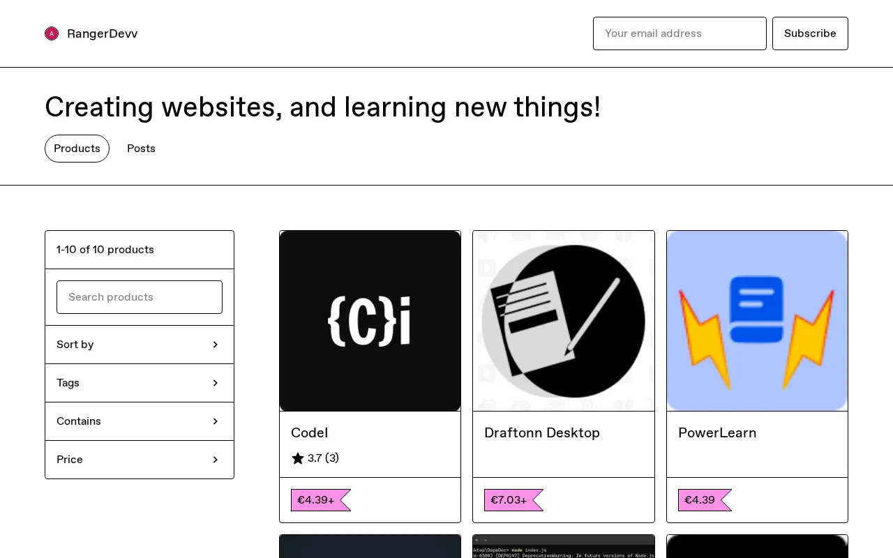 Gumroad — preview screenshot