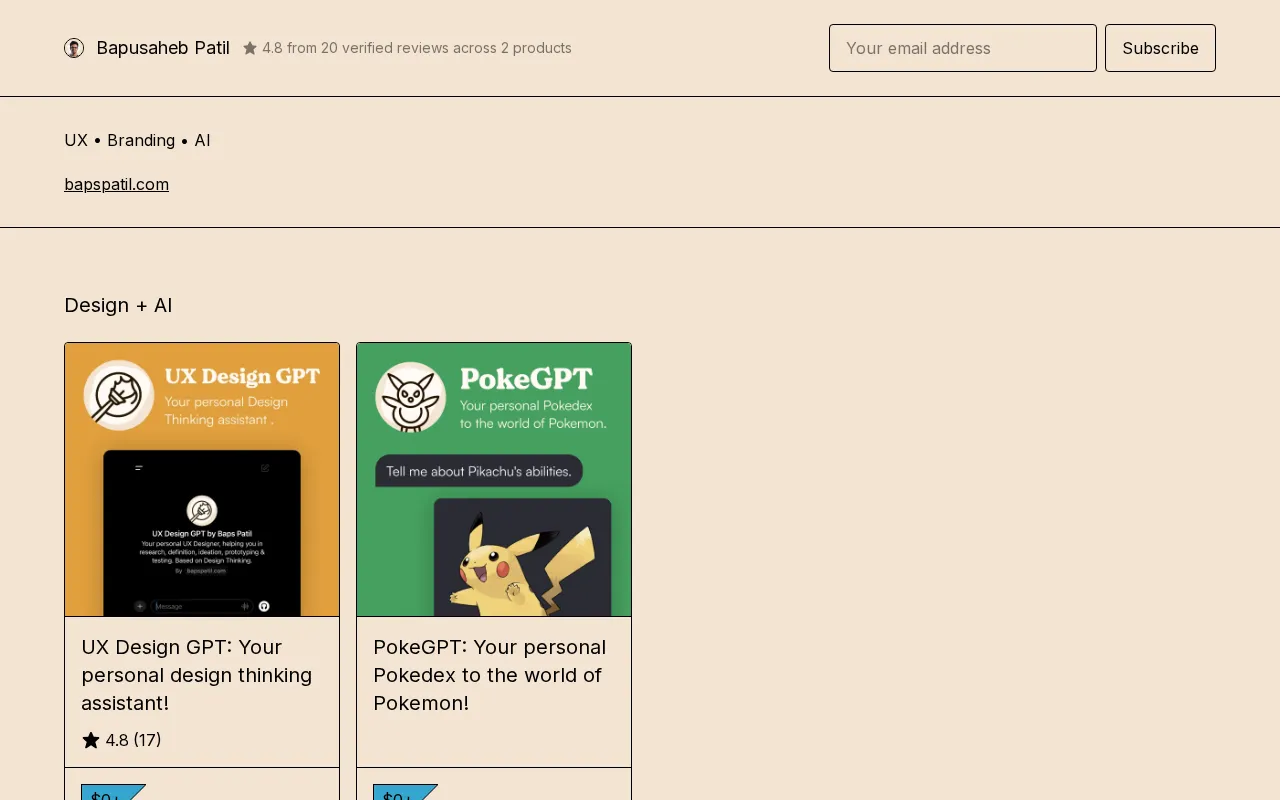 Gumroad — preview screenshot