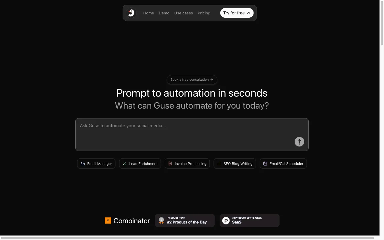 Guse — preview screenshot