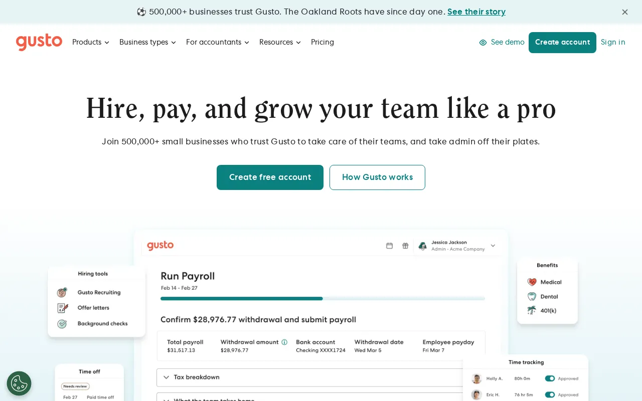 Gusto — preview screenshot