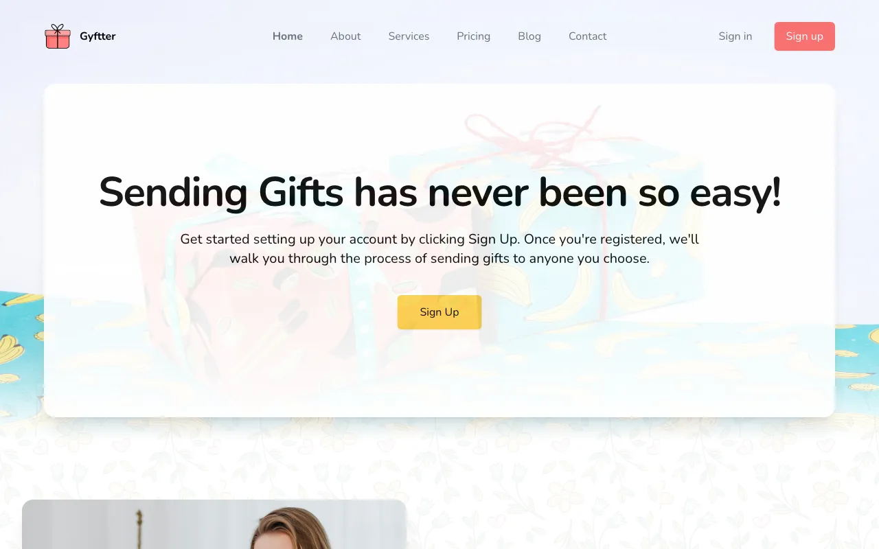 Gyftter — preview screenshot
