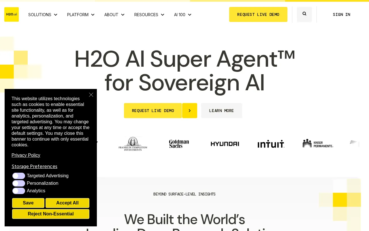 H2O.ai — preview screenshot