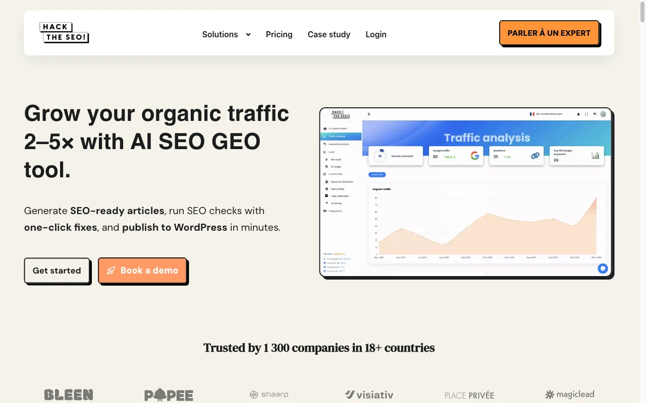 Hack the SEO — preview screenshot