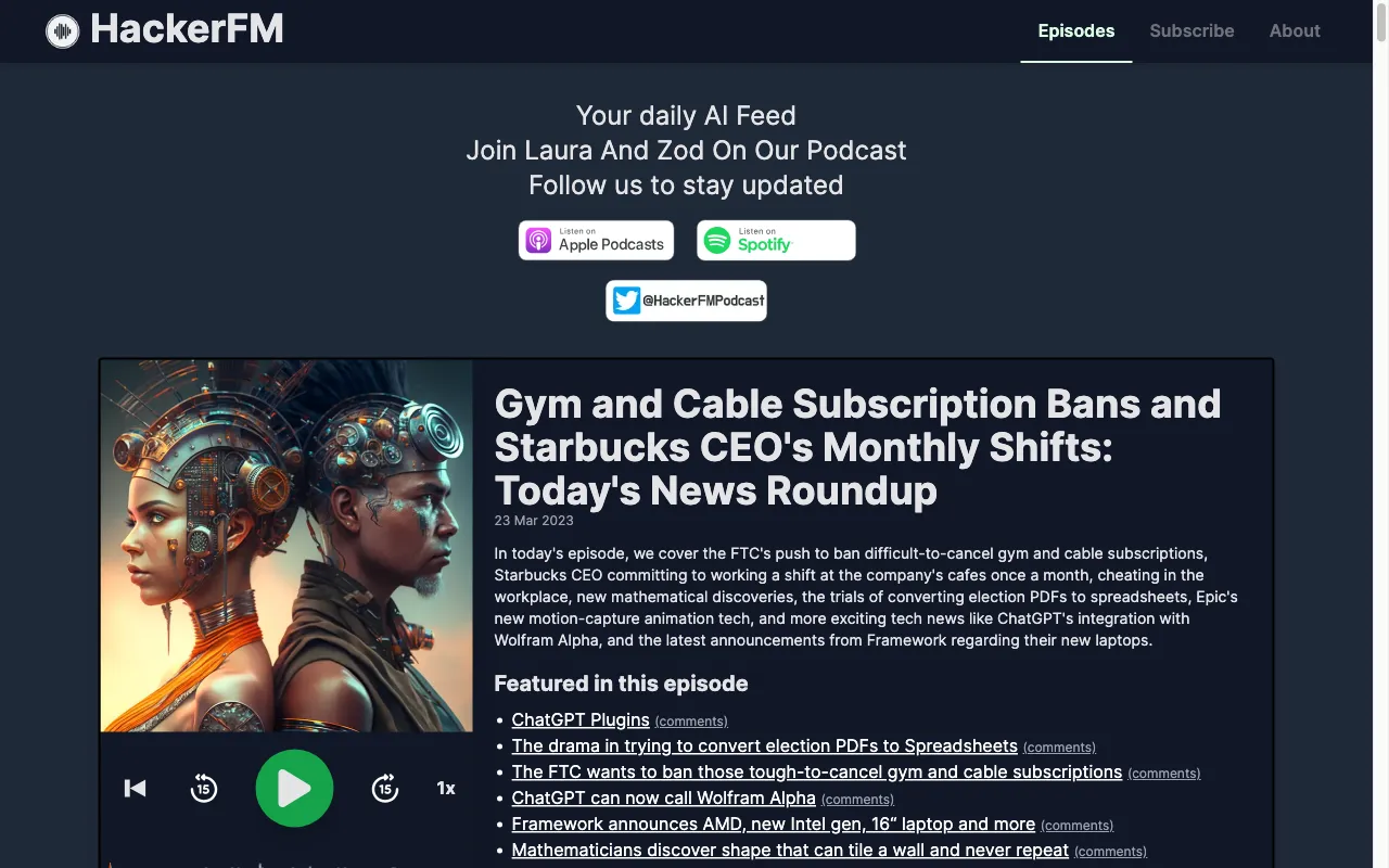 Hacker FM — preview screenshot
