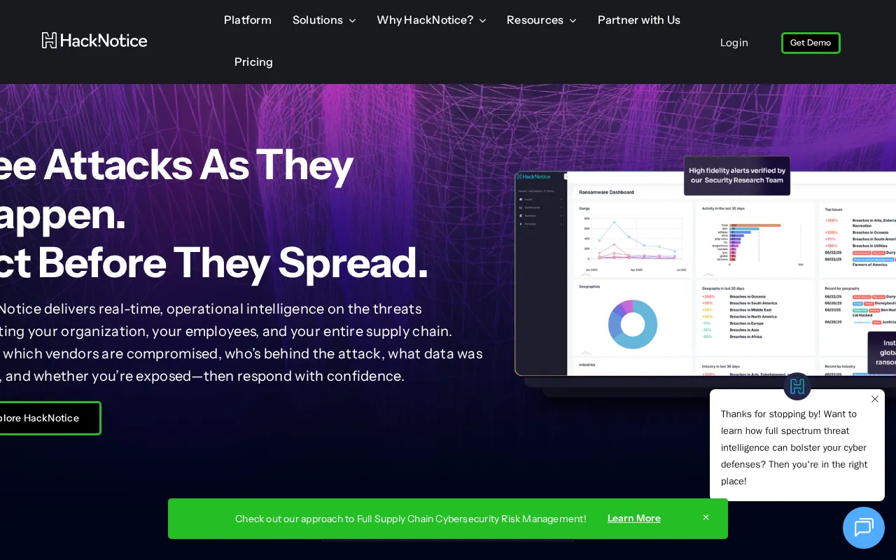 Hacknotice — preview screenshot