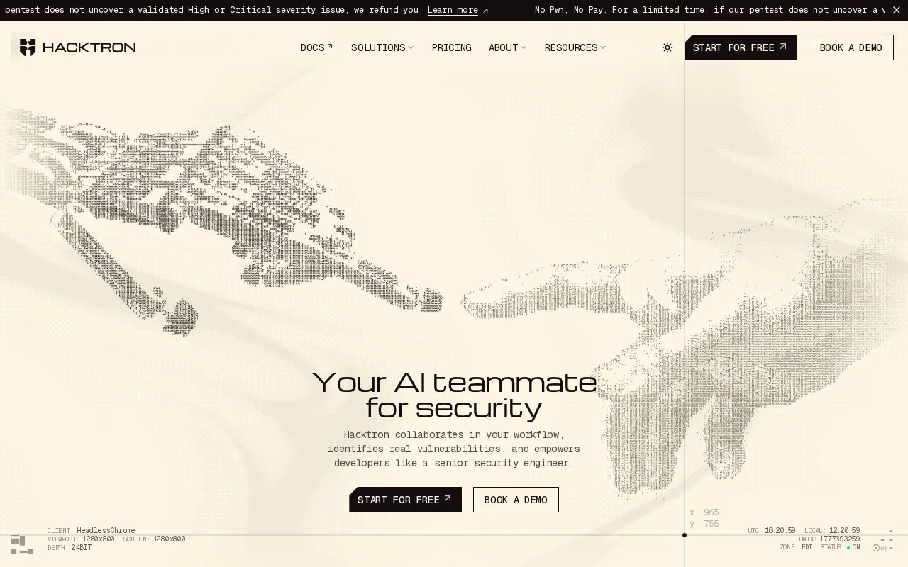Hacktron — preview screenshot